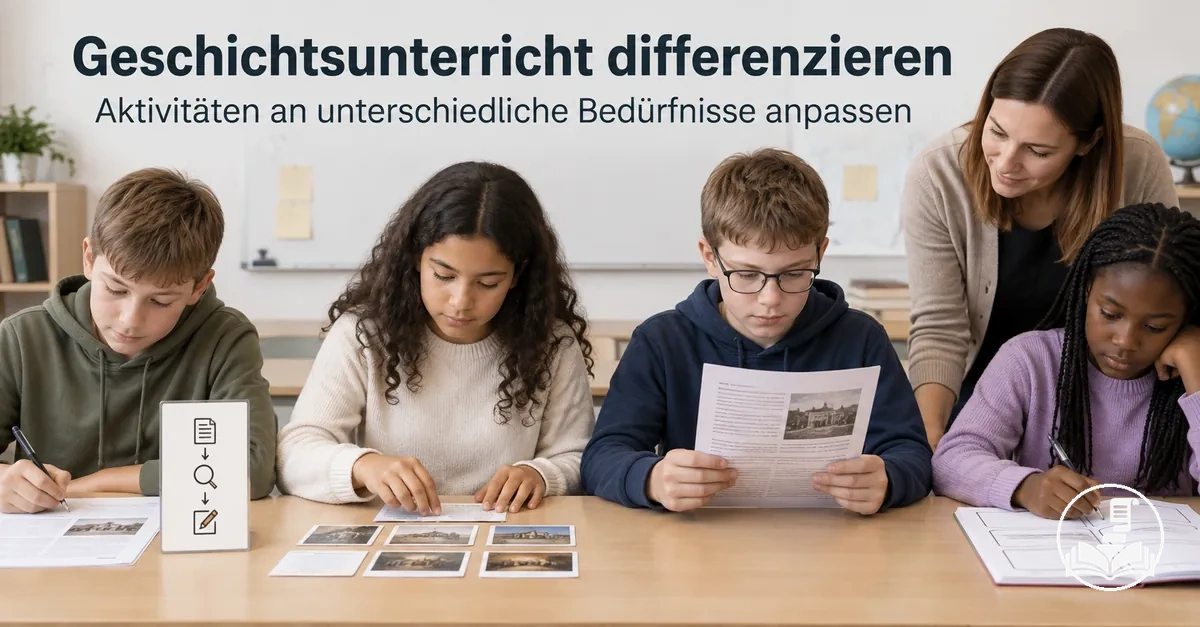 Differenzierte Aktivitäten im Geschichtsunterricht für Schüler mit unterschiedlichem Unterstützungsbedarf
