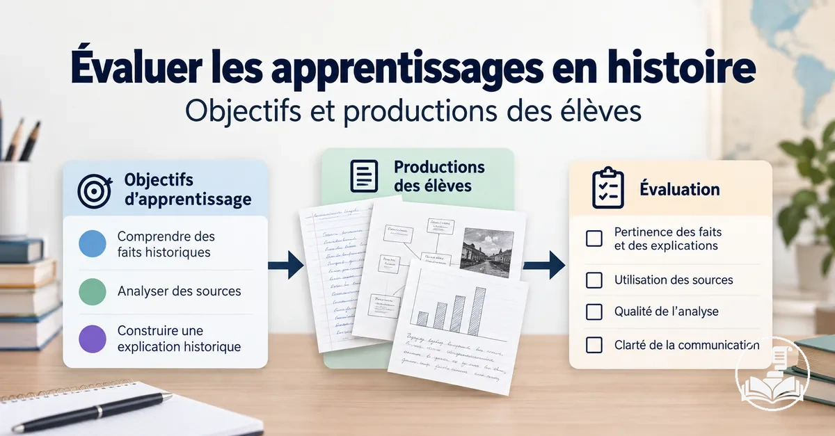 Évaluation d’un cours d’histoire alignée sur les objectifs d’apprentissage et les productions des élèves
